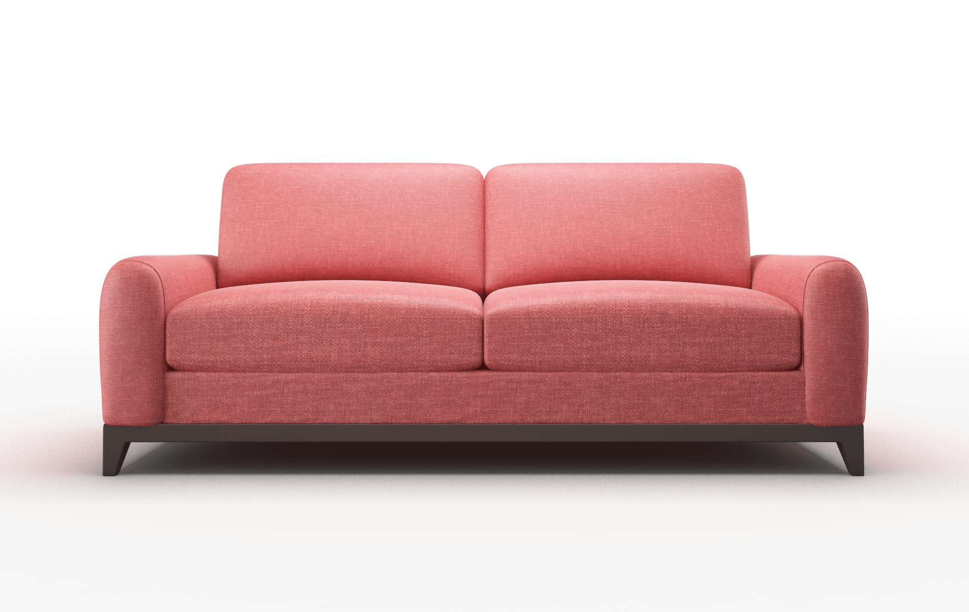 Mykonos Leslie Poppy Sofa espresso legs 1