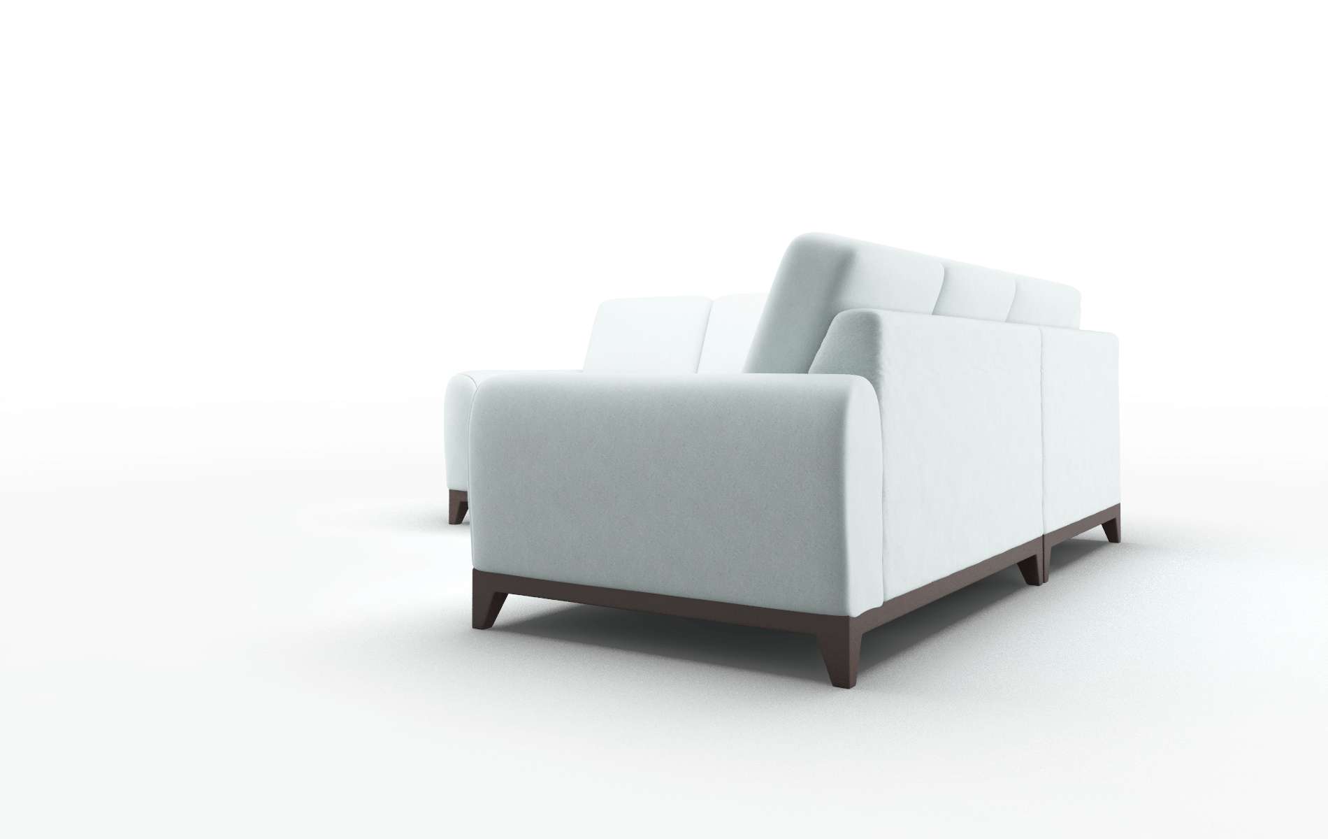 Mykonos Leslie Robins_egg Sectional espresso legs 4