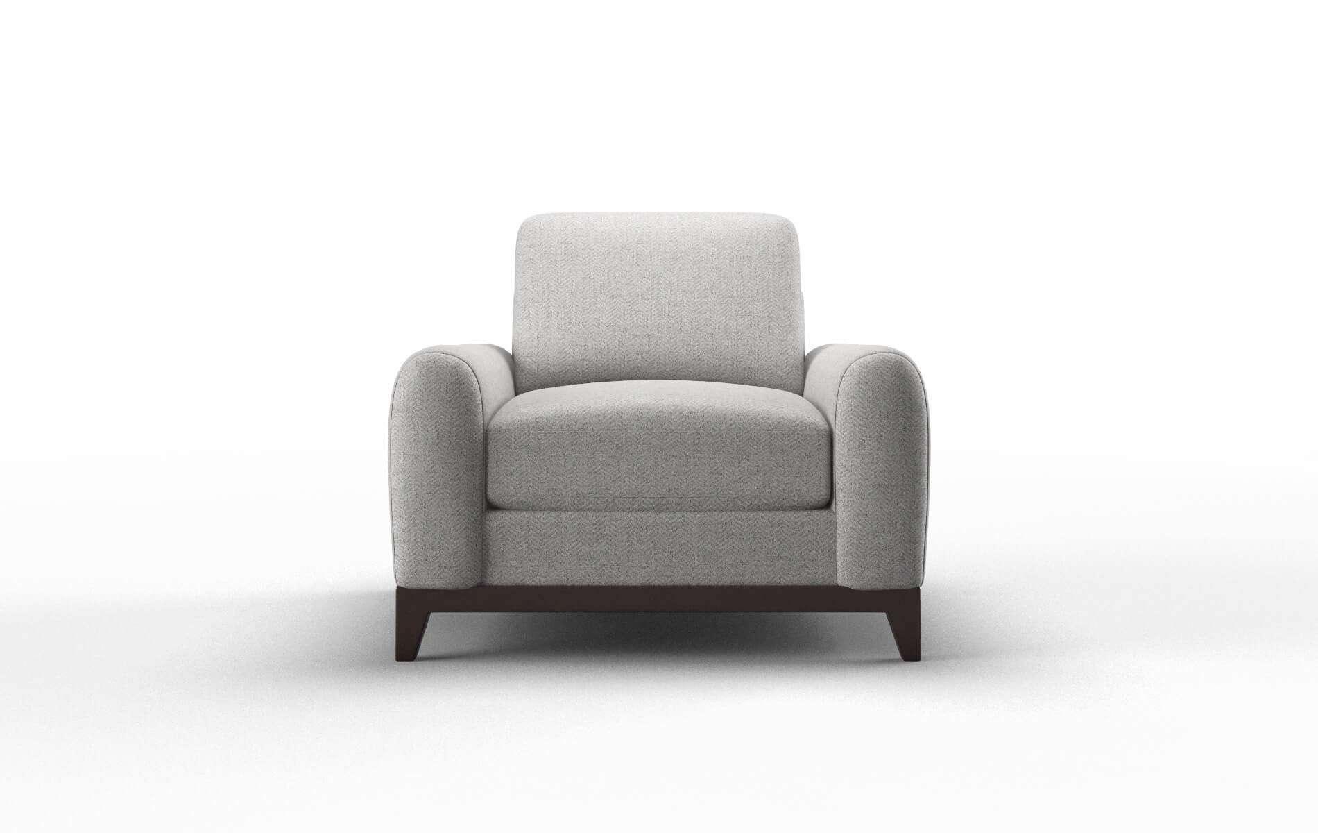 Mykonos Malibu Dove Chair espresso legs 1