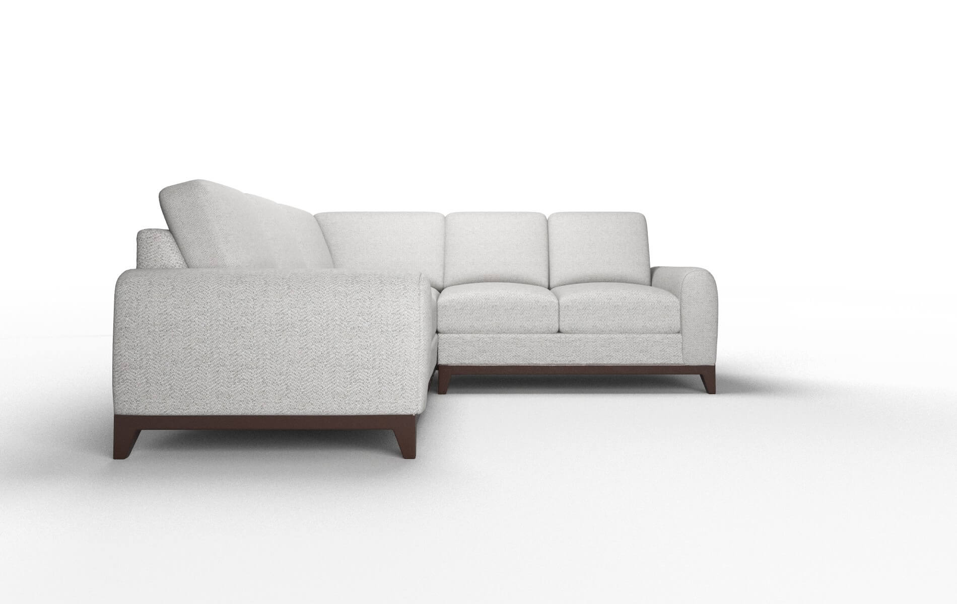 Mykonos Malibu Dove Sectional espresso legs 2