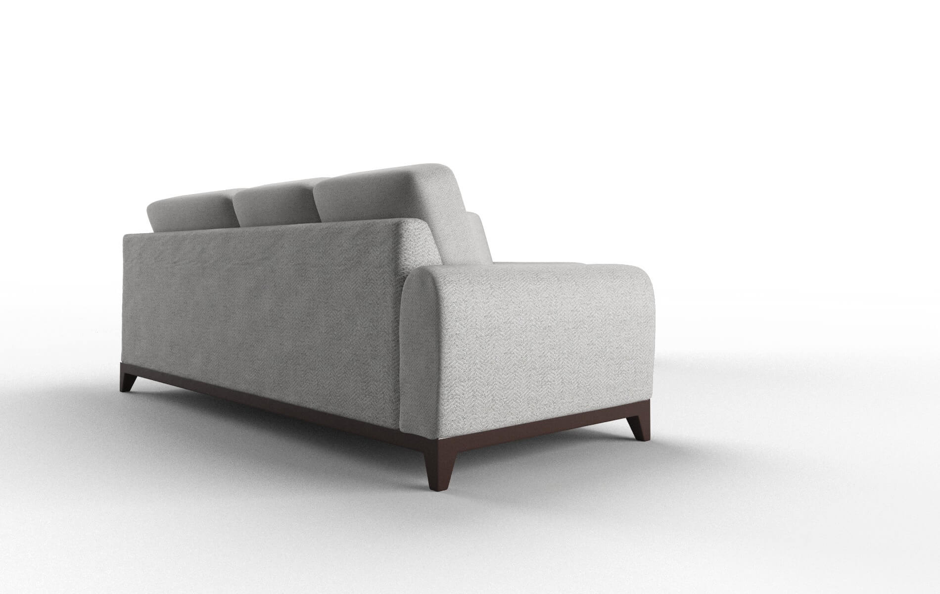 Mykonos Malibu Dove Sectional espresso legs 3