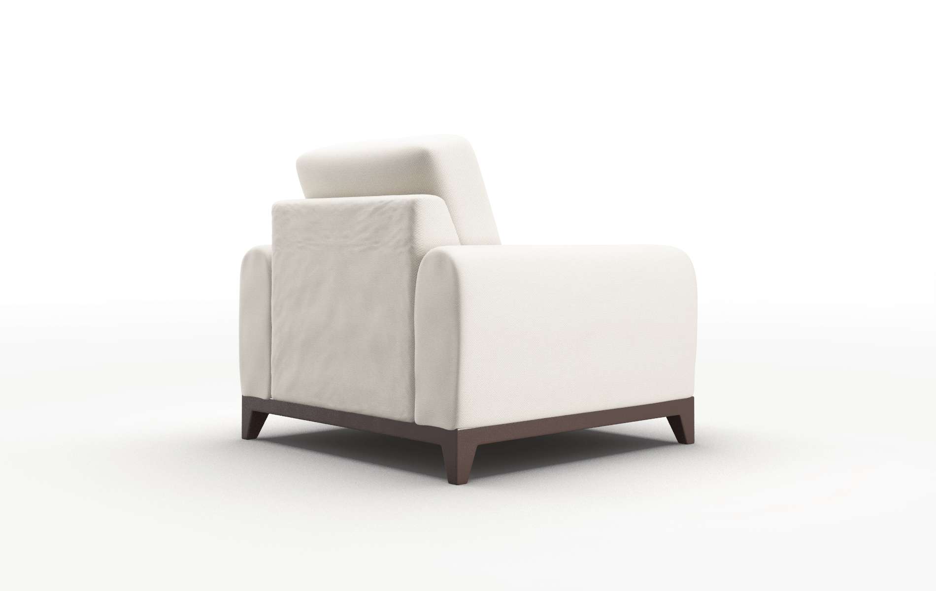 Mykonos Malibu Linen Chair espresso legs 5