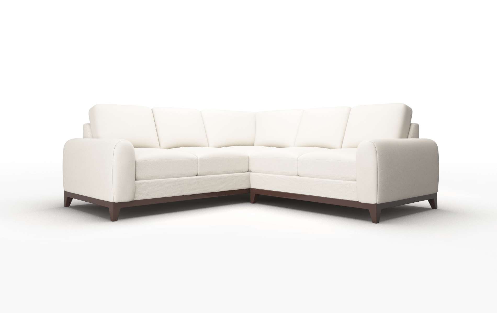 Mykonos Malibu Linen Sectional espresso legs 1