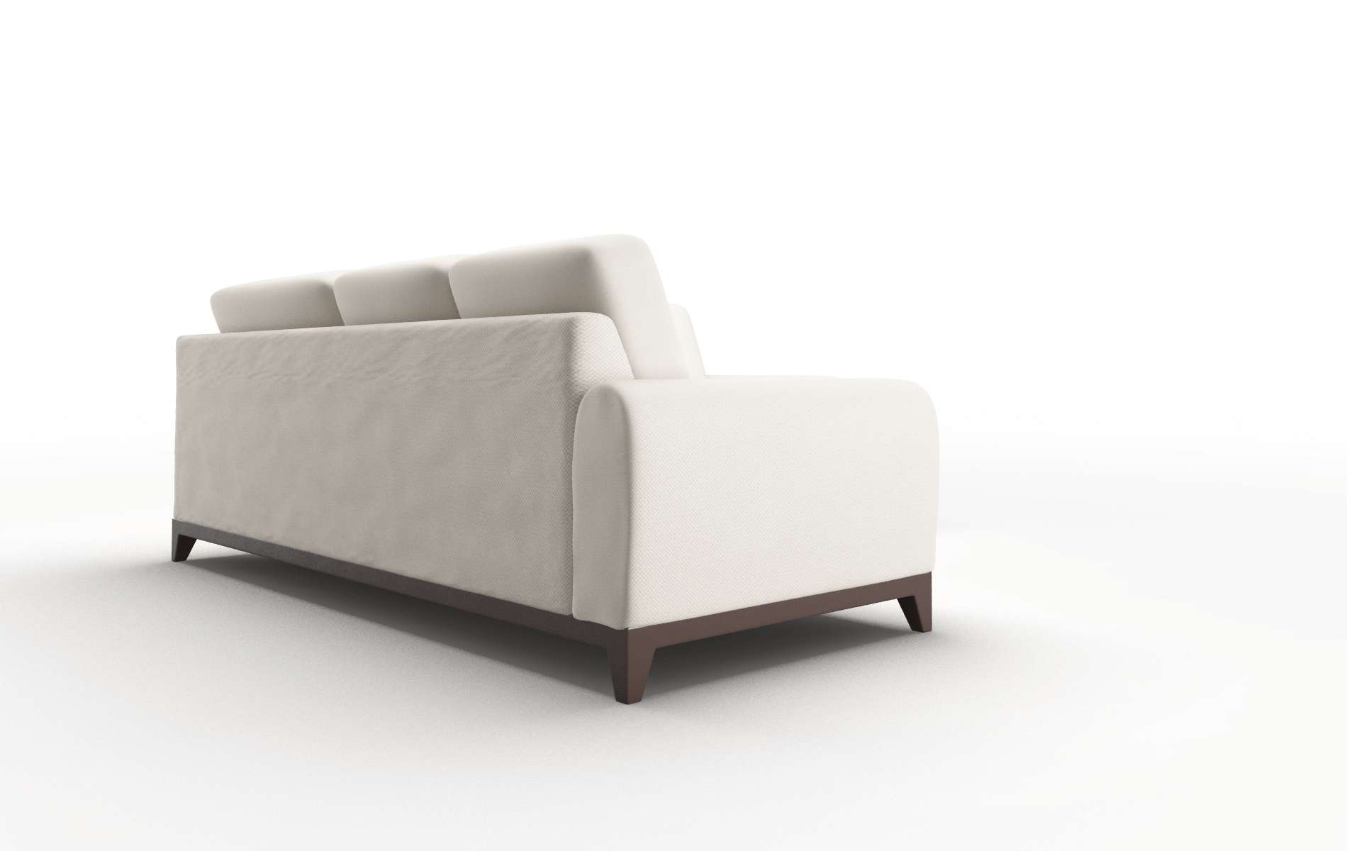 Mykonos Malibu Linen Sectional espresso legs 3