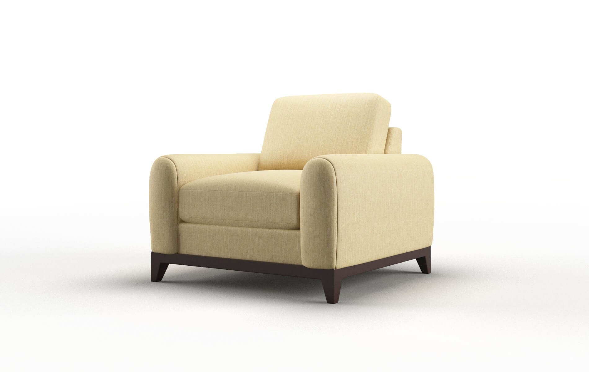 Mykonos Malibu Maize Chair espresso legs 4