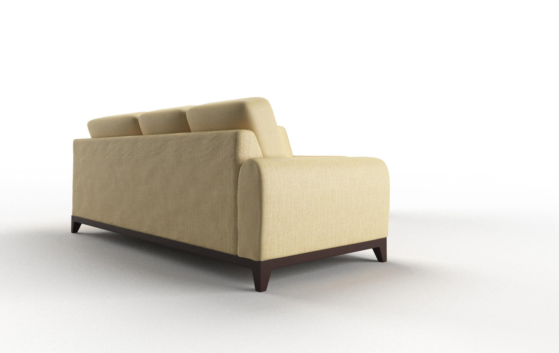 Mykonos Malibu Maize Sectional espresso legs 3