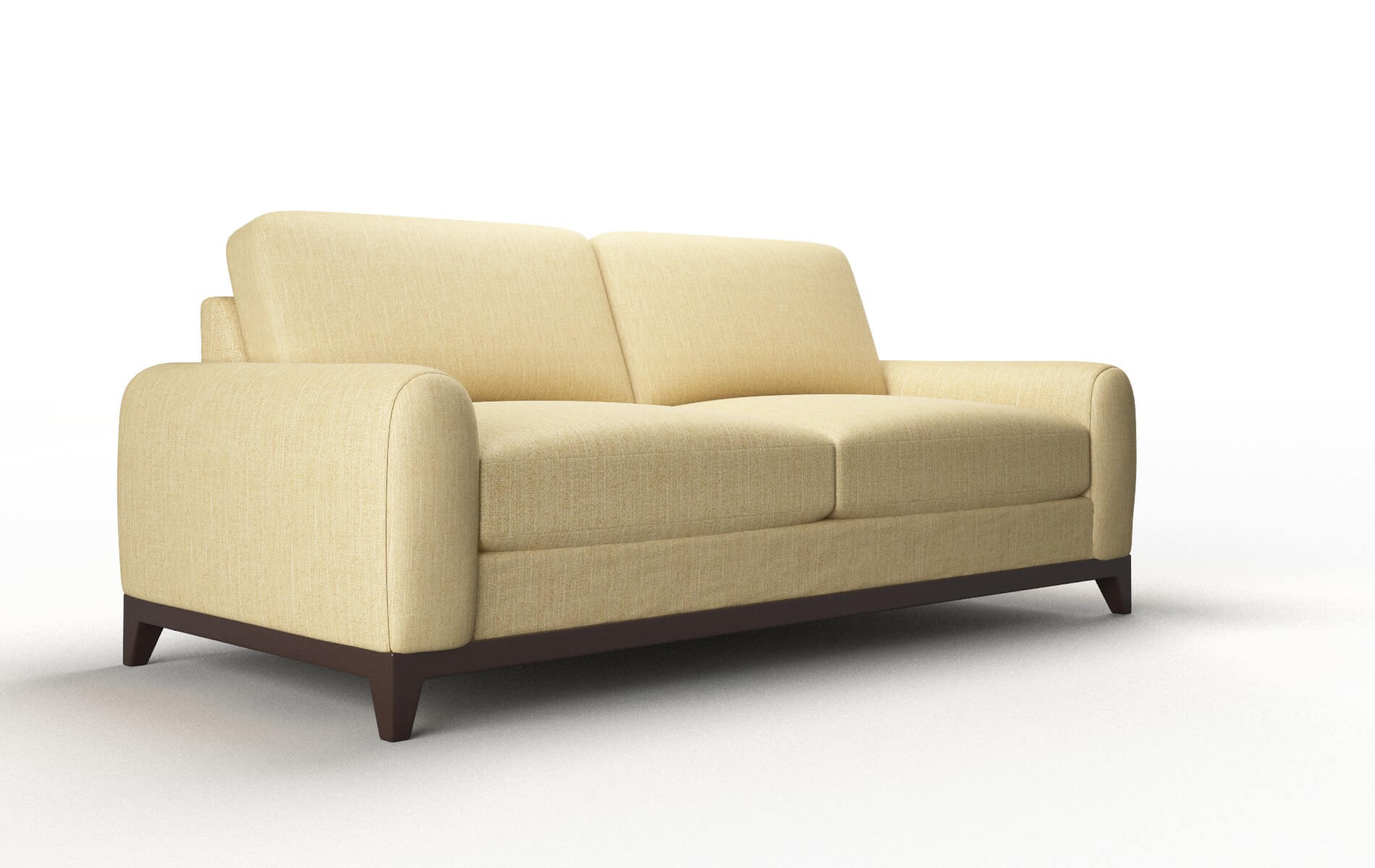 Mykonos Malibu Maize Sofa espresso legs 2