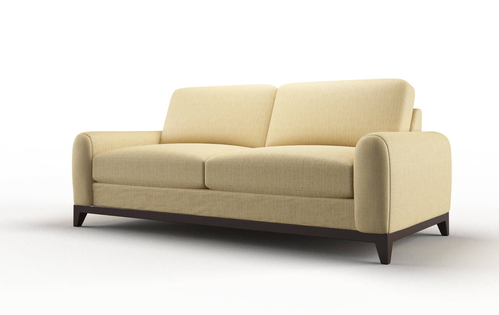 Mykonos Malibu Maize Sofa espresso legs 4