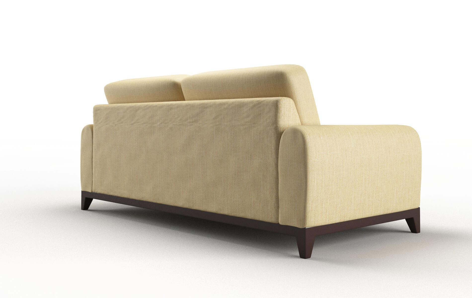 Mykonos Malibu Maize Sofa espresso legs 5