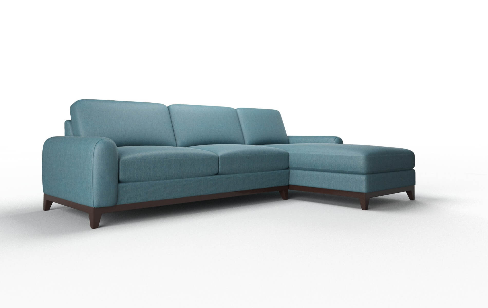 Mykonos Merit Peacock Panel espresso legs 2