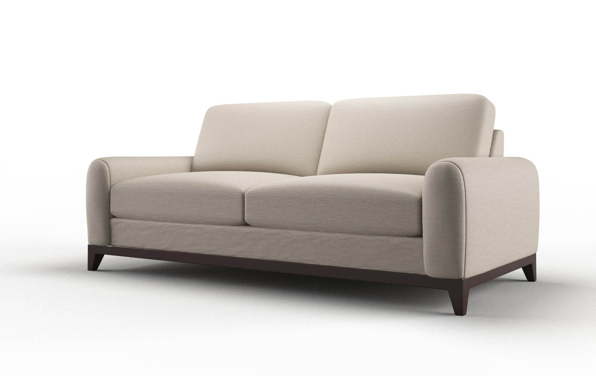 Mykonos Naples Almond Sofa espresso legs 4