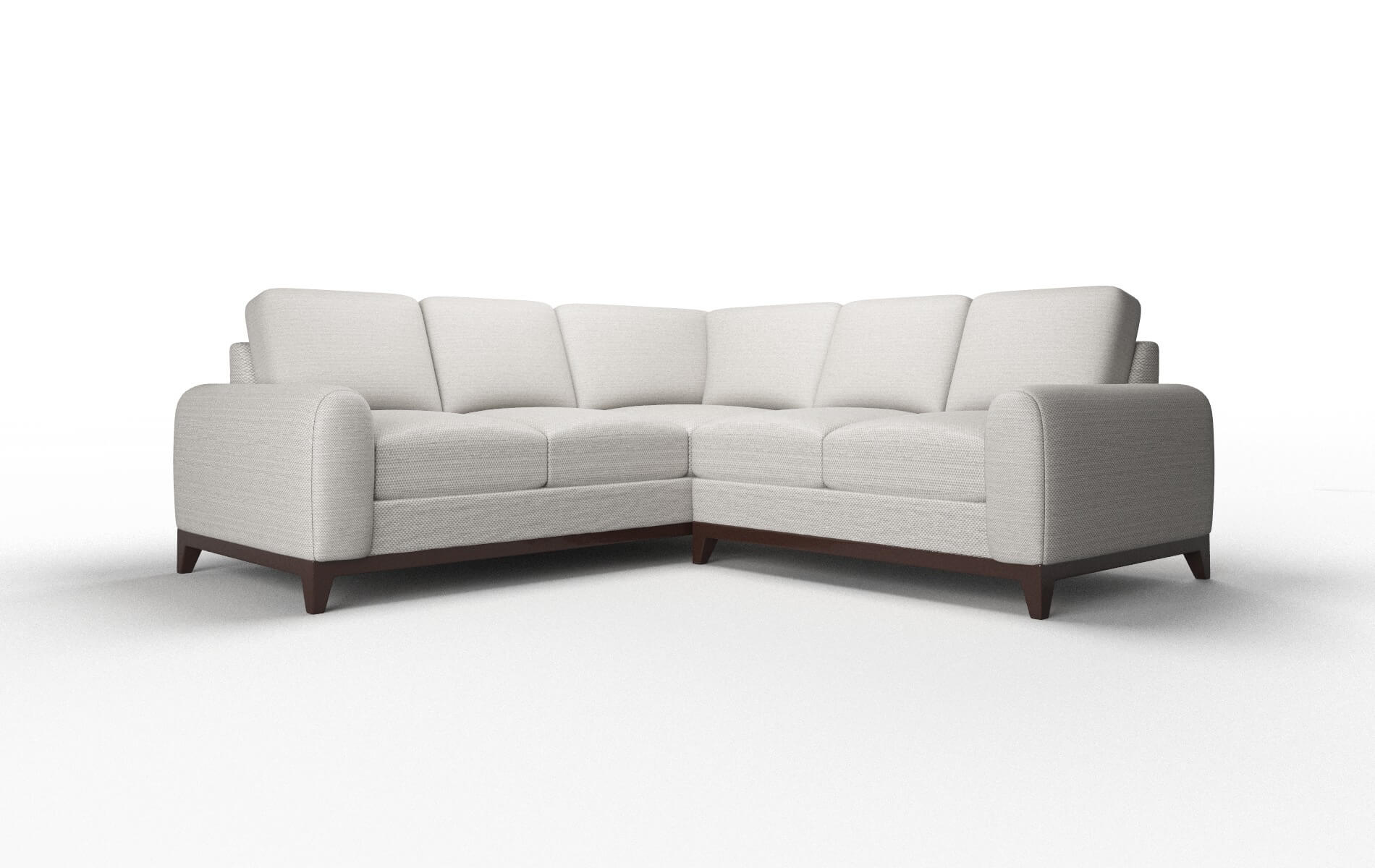 Mykonos Naples Ash Sectional espresso legs 1