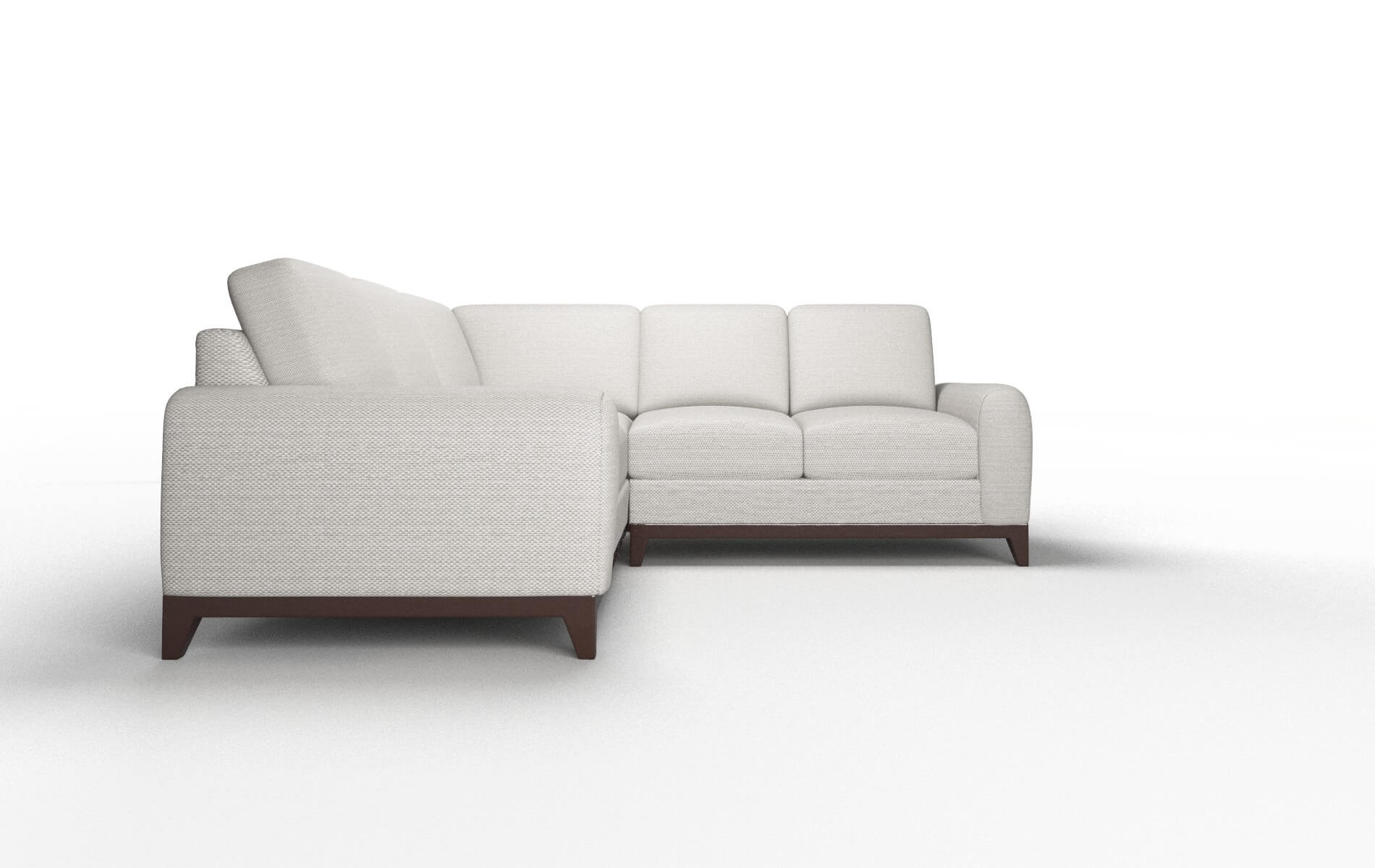 Mykonos Naples Ash Sectional espresso legs 2