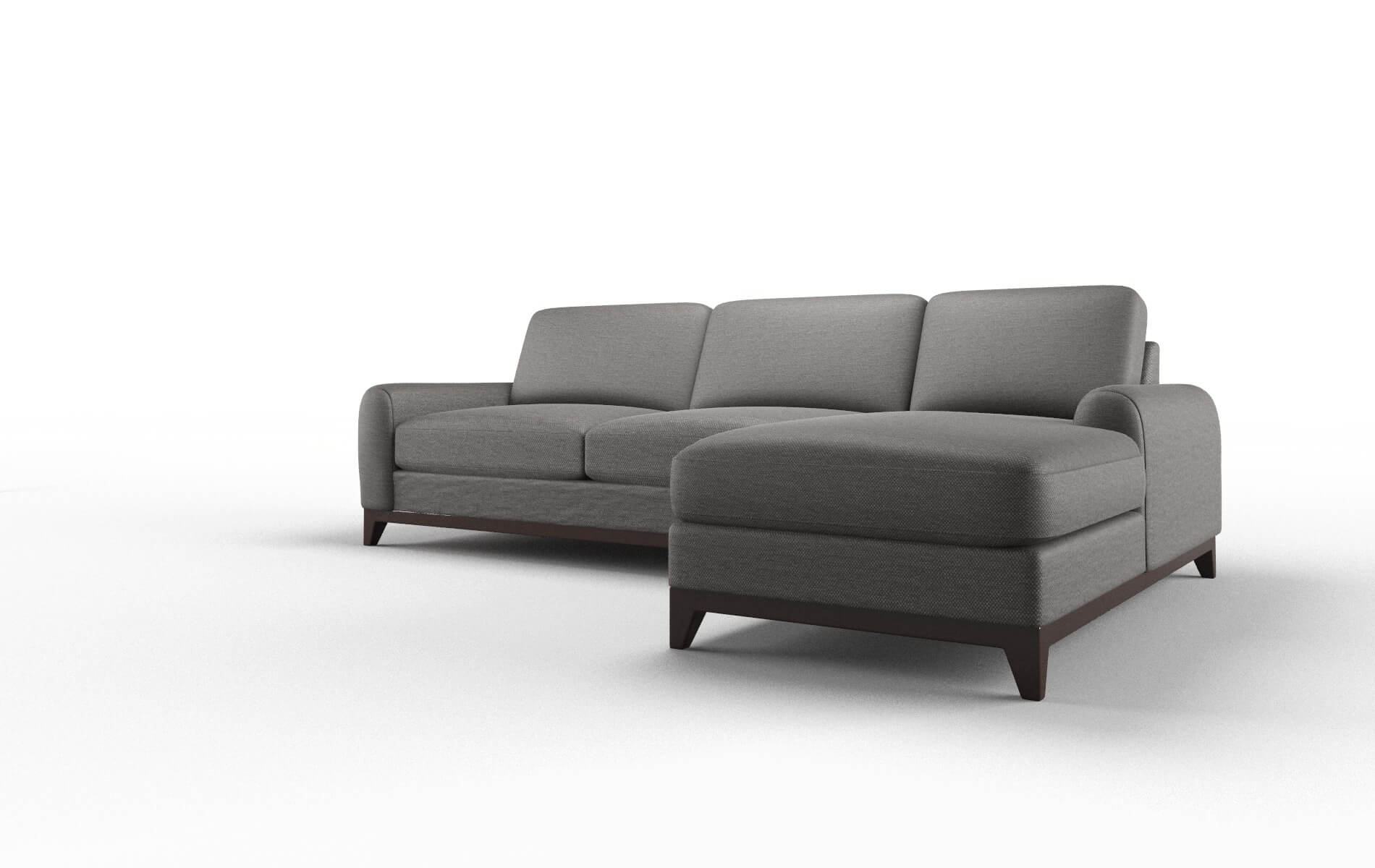 Mykonos Oscar Charcoal Panel espresso legs 4