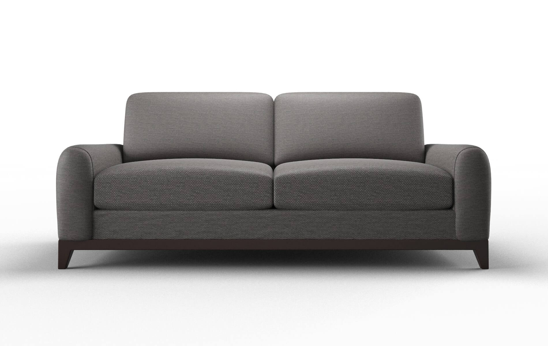 Mykonos Oscar Charcoal Sofa espresso legs 1