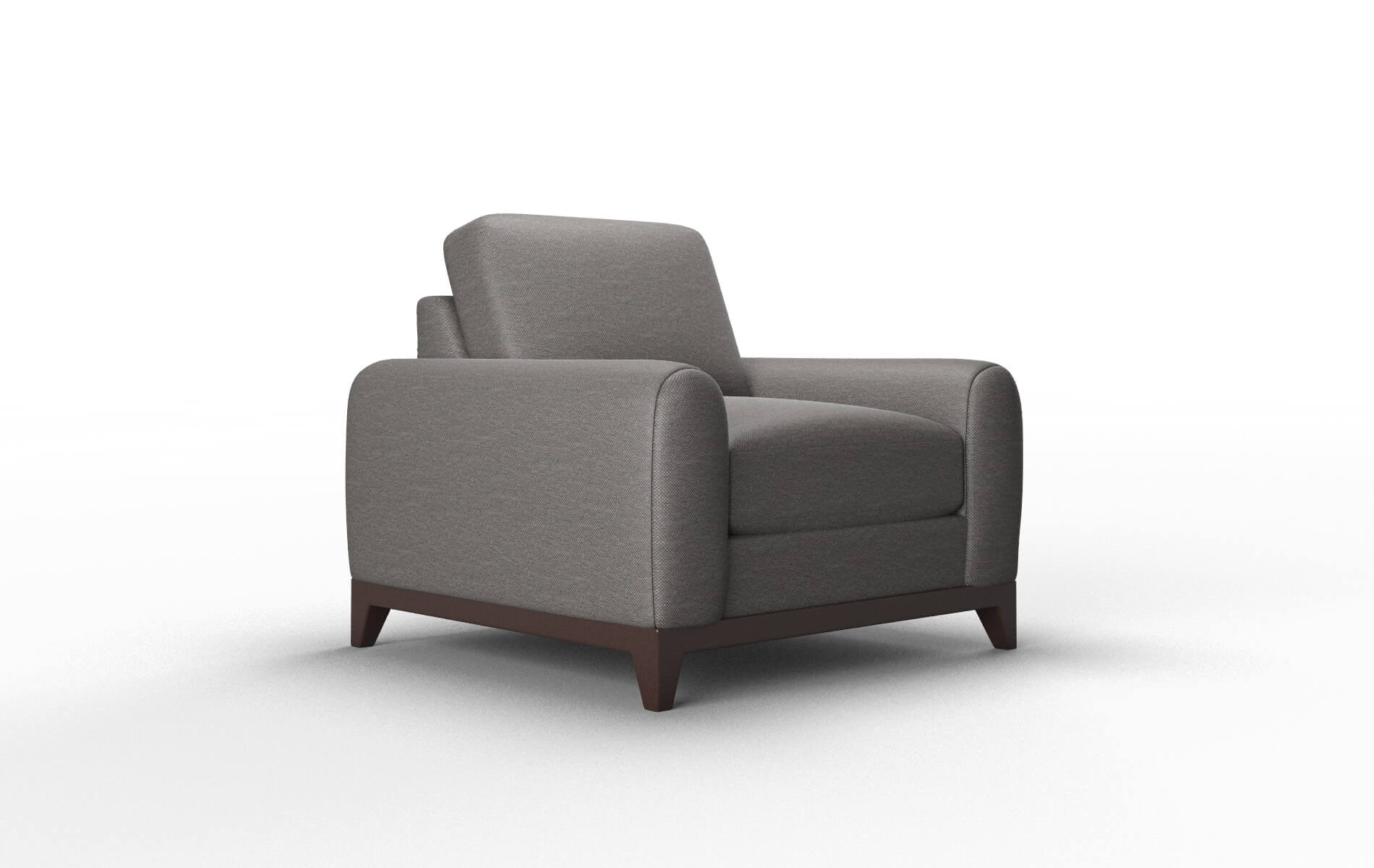 Mykonos Oscar Grey Chair espresso legs 2