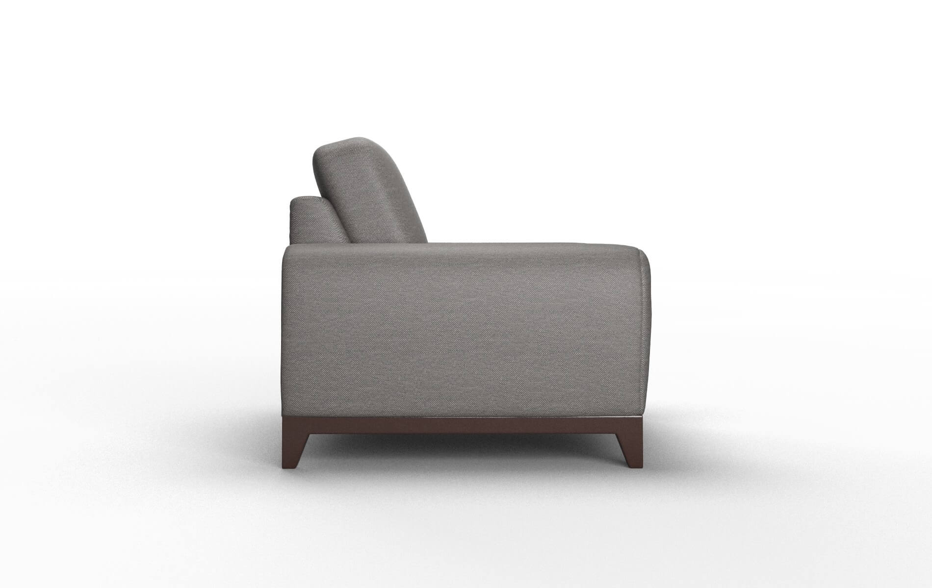 Mykonos Oscar Grey Chair espresso legs 3