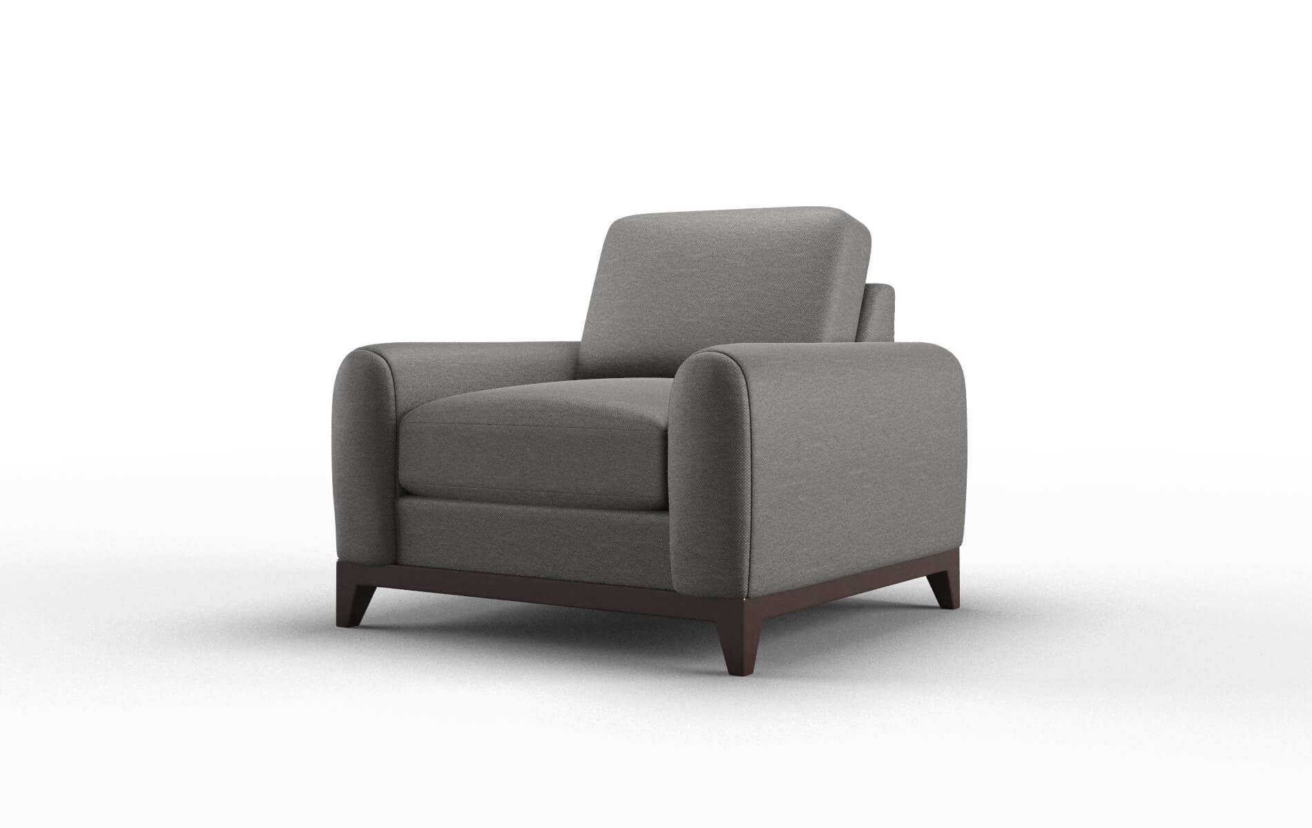 Mykonos Oscar Grey Chair espresso legs 4