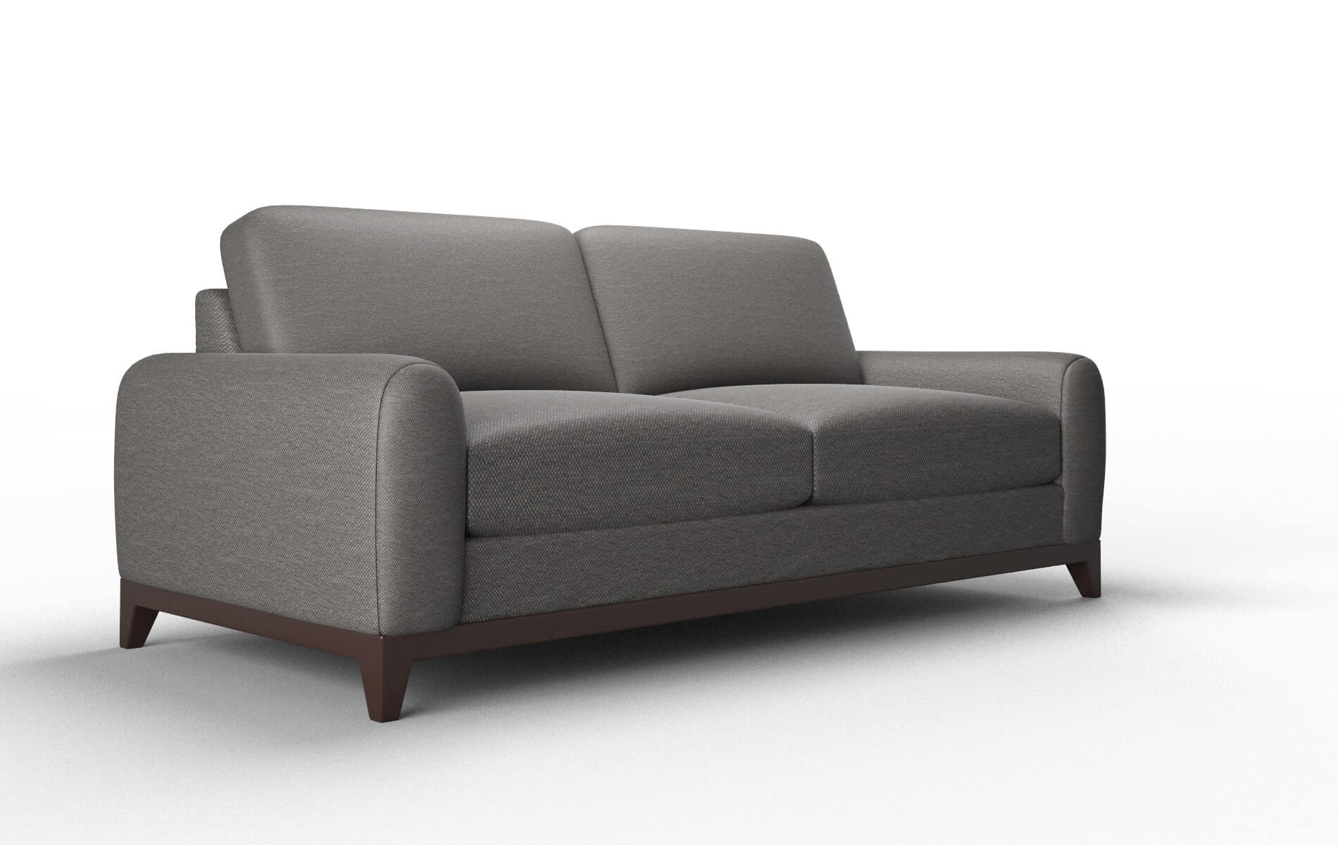 Mykonos Oscar Grey Sofa espresso legs 2