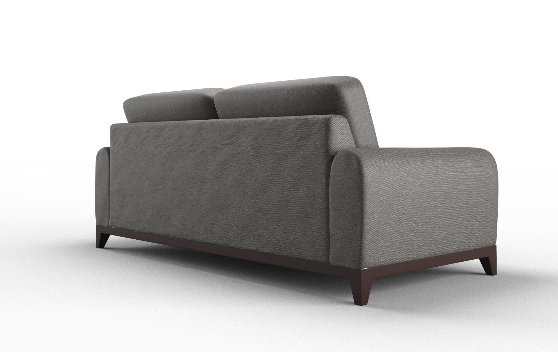 Mykonos Oscar Grey Sofa espresso legs 5