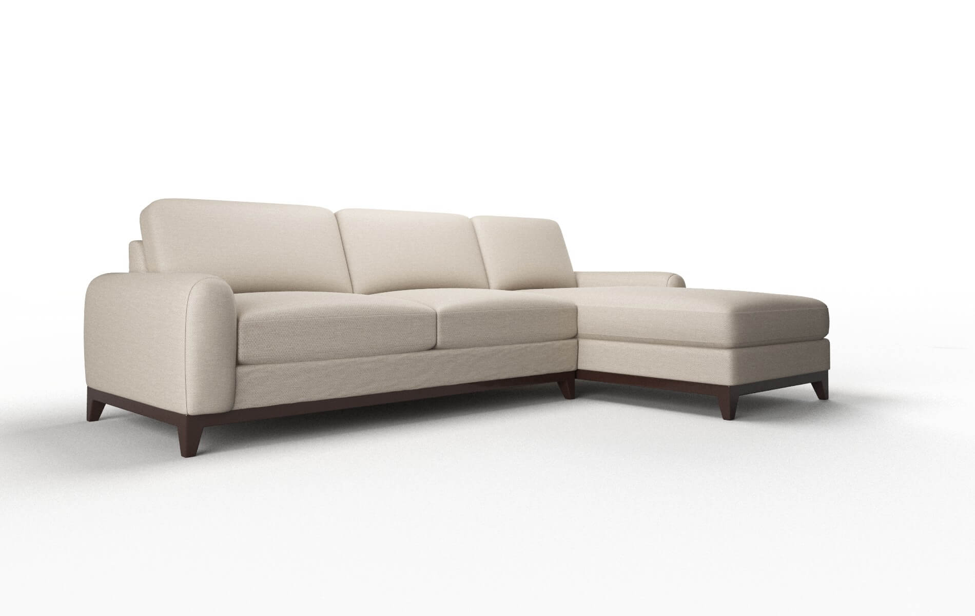 Mykonos Oscar Linen Panel espresso legs 2