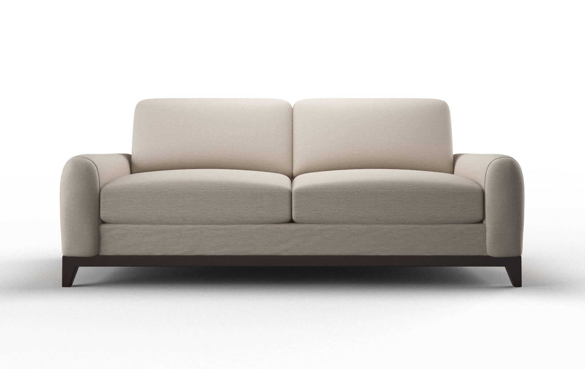 Mykonos Oscar linen Sofa Espresso Legs  1