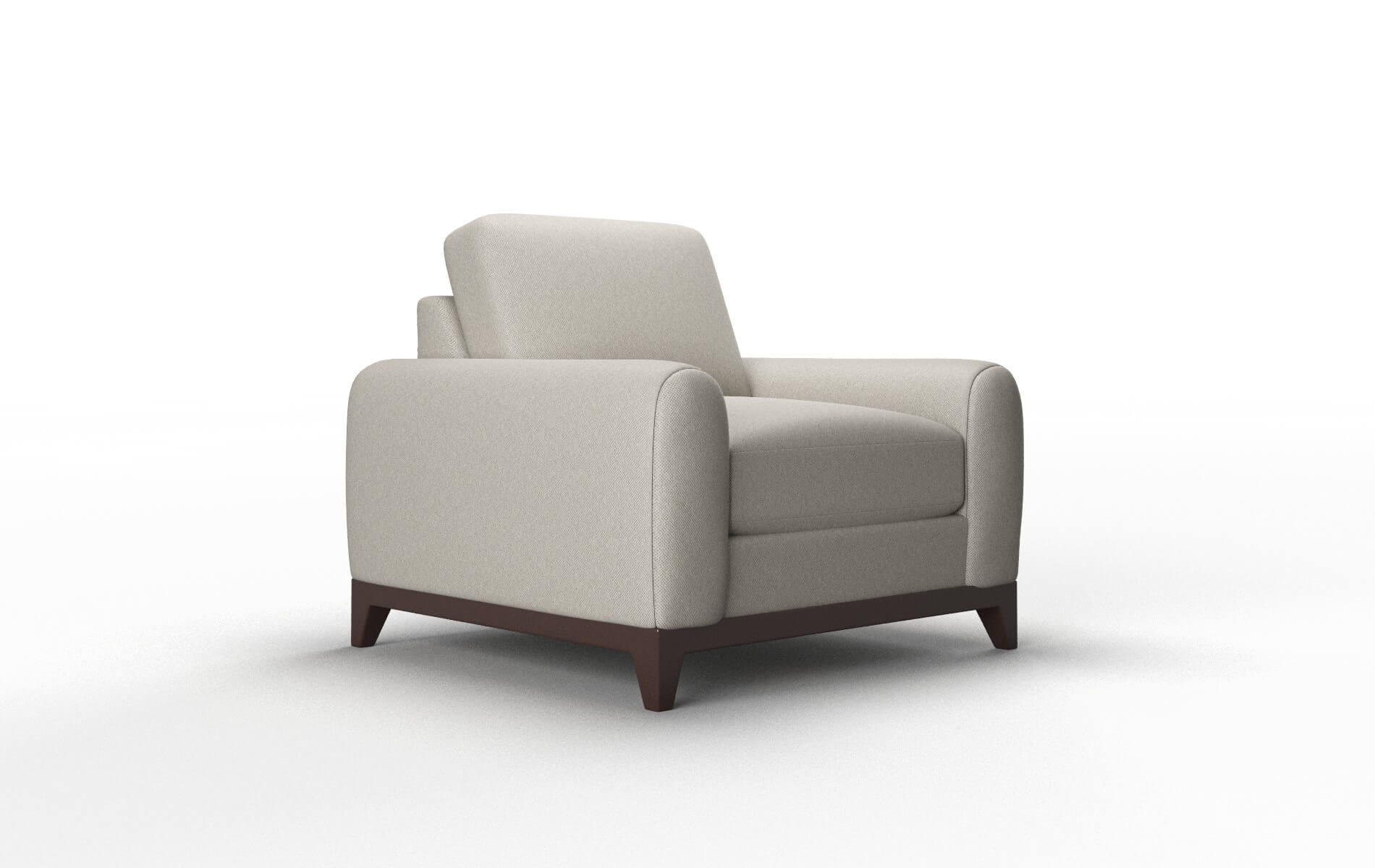 Mykonos Oscar Silver Chair espresso legs 2