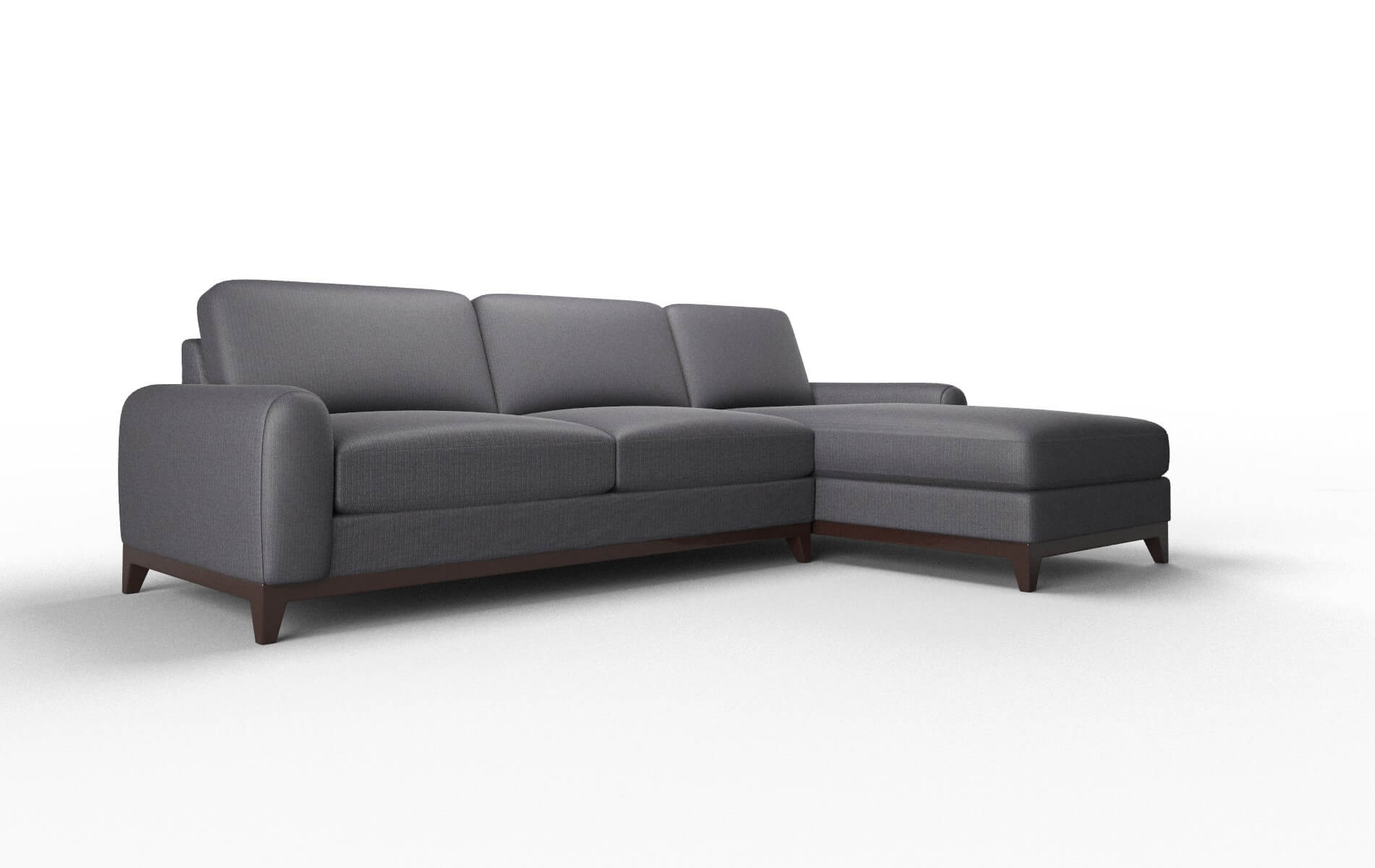 Mykonos Parker Charcoal Panel espresso legs 2