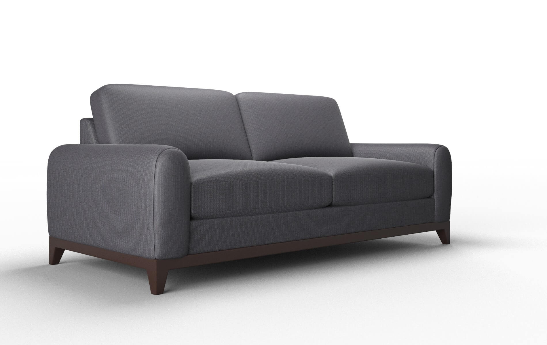 Mykonos Parker Charcoal Sofa espresso legs 2
