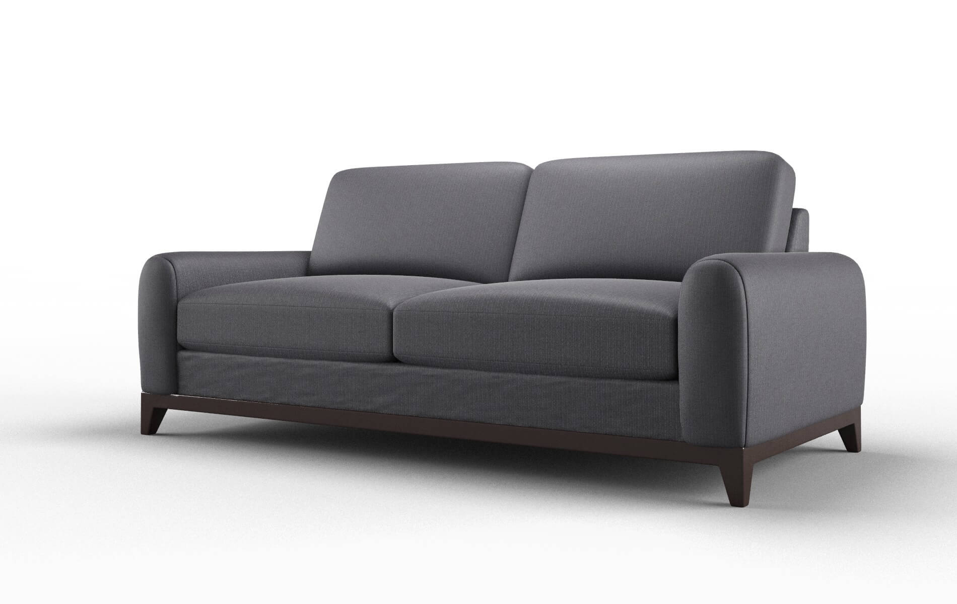 Mykonos Parker Charcoal Sofa espresso legs 4