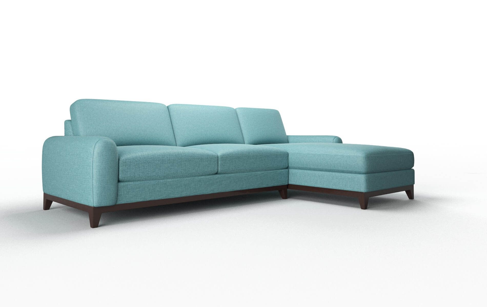 Mykonos Parker Turquoise Panel espresso legs 2