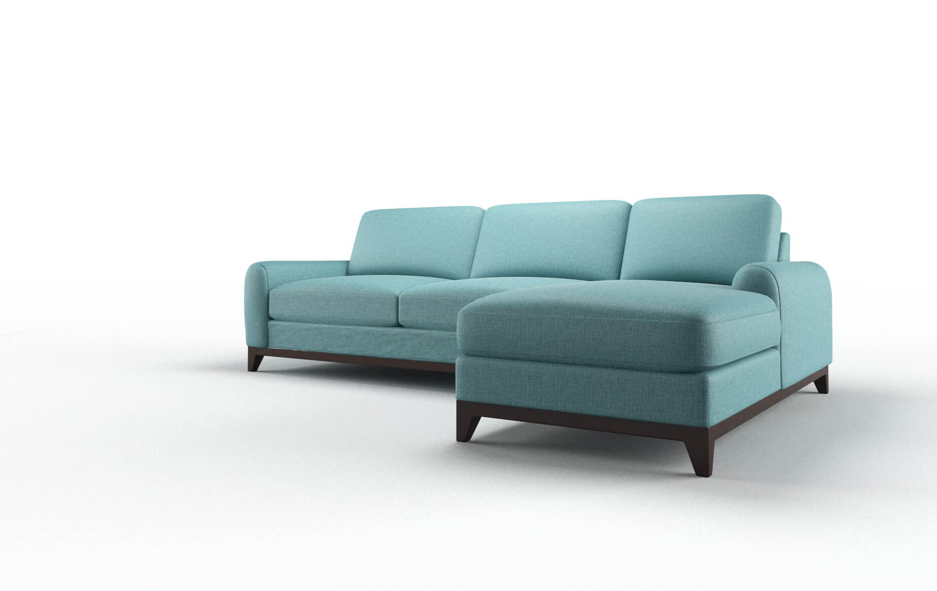 Mykonos Parker Turquoise Panel espresso legs 4