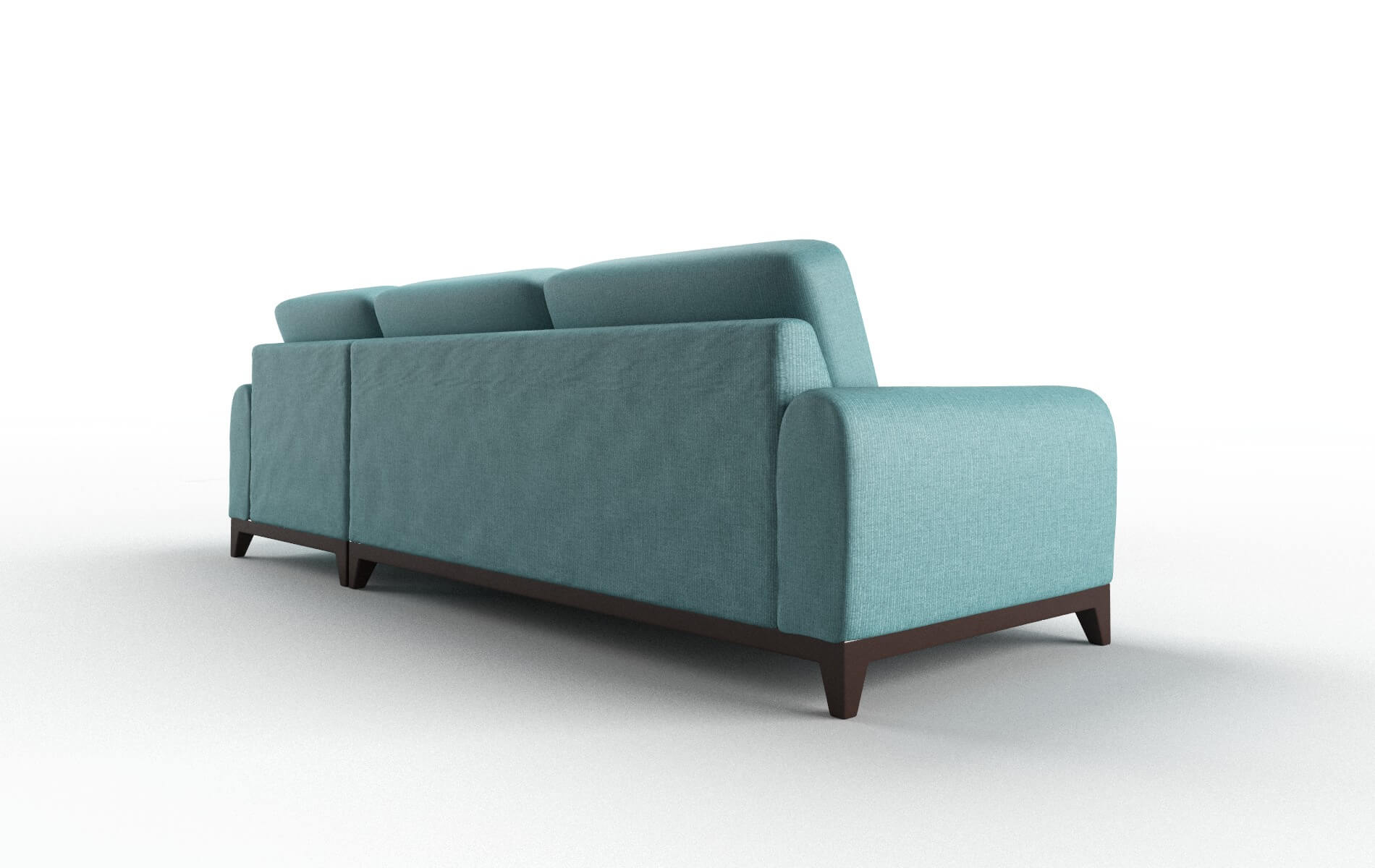 Mykonos Parker Turquoise Panel espresso legs 5