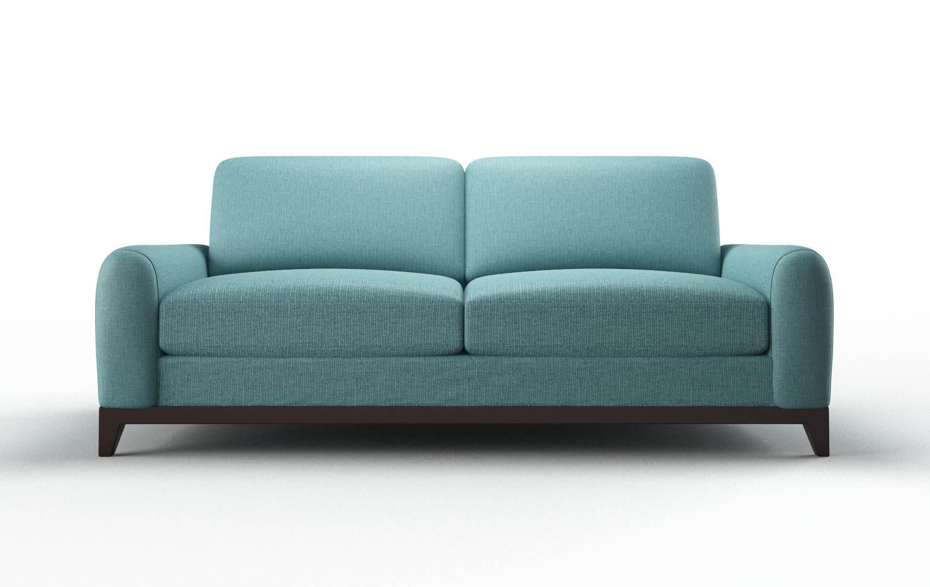 Mykonos Parker Turquoise Sofa espresso legs