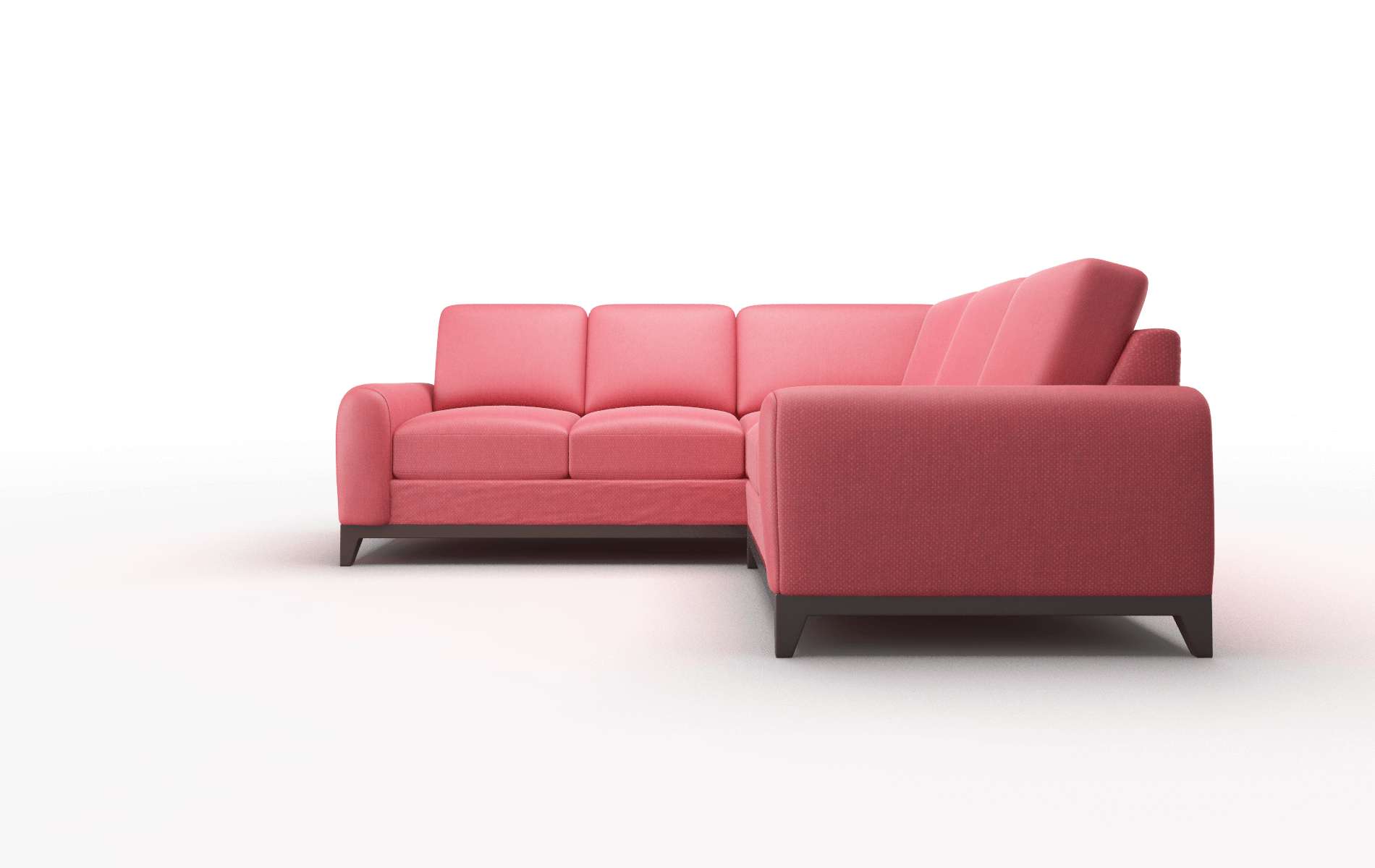 Mykonos Pauline Ruby Sectional espresso legs 5