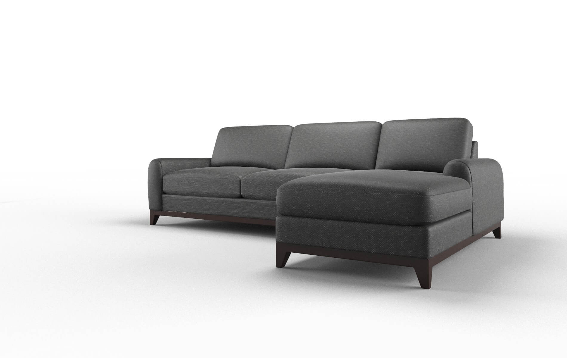 Mykonos Phoenix Charcoal Panel espresso legs 4