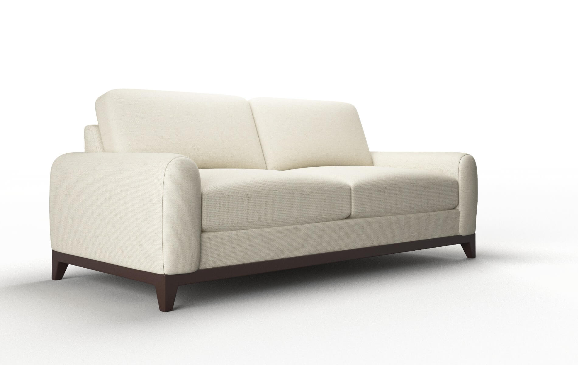 Mykonos Phoenix Ivory Sofa espresso legs 2