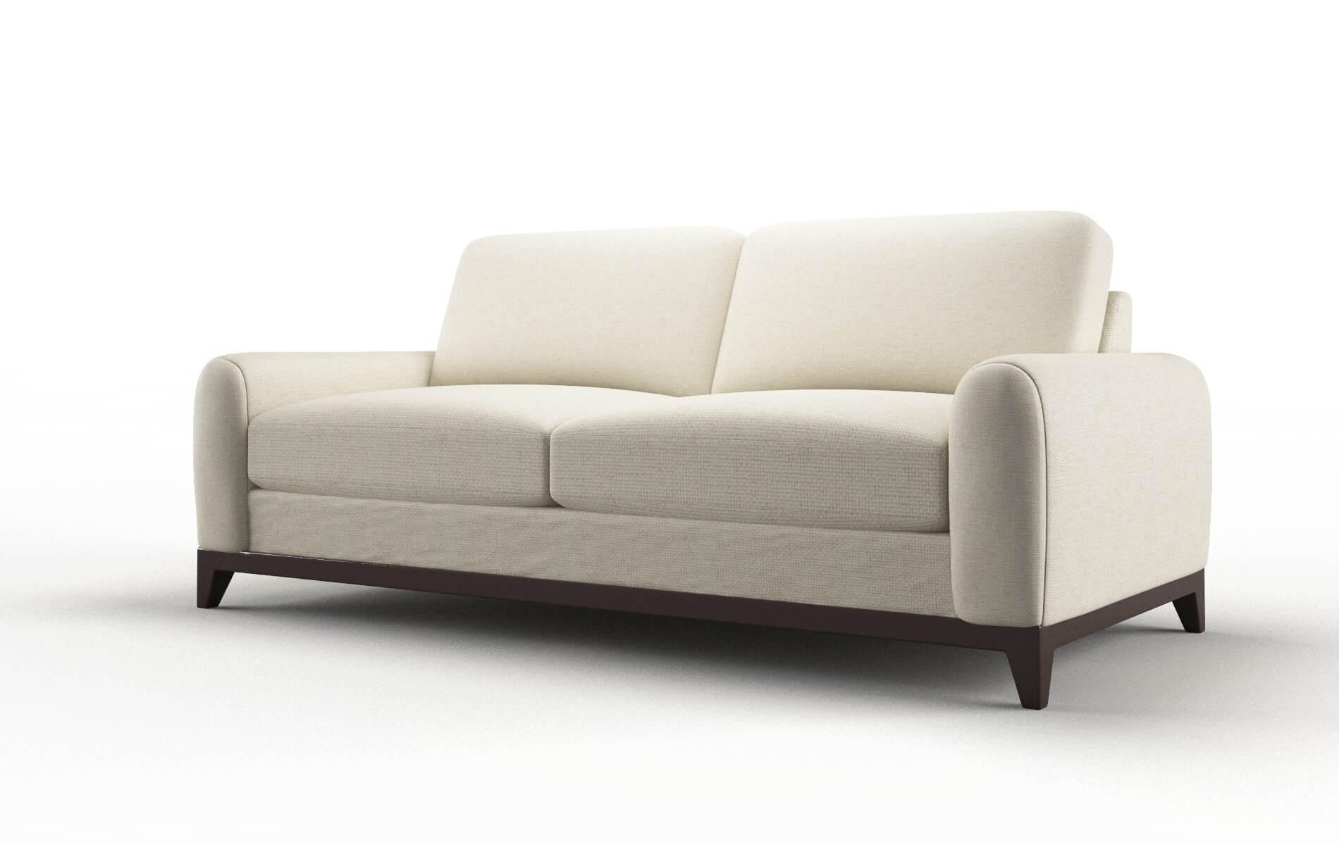 Mykonos Phoenix Ivory Sofa espresso legs 4