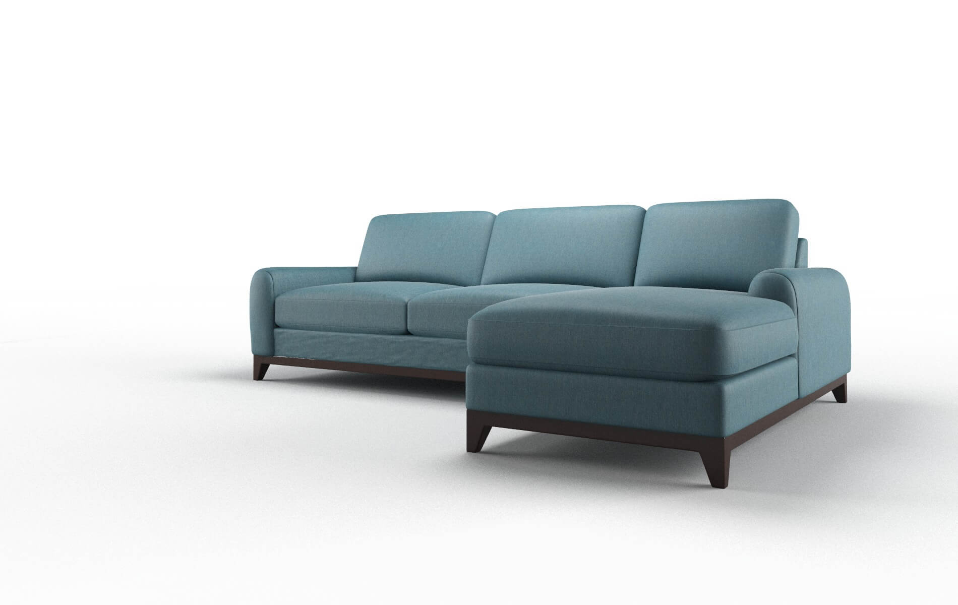 Mykonos Portland Prussian Panel espresso legs 4