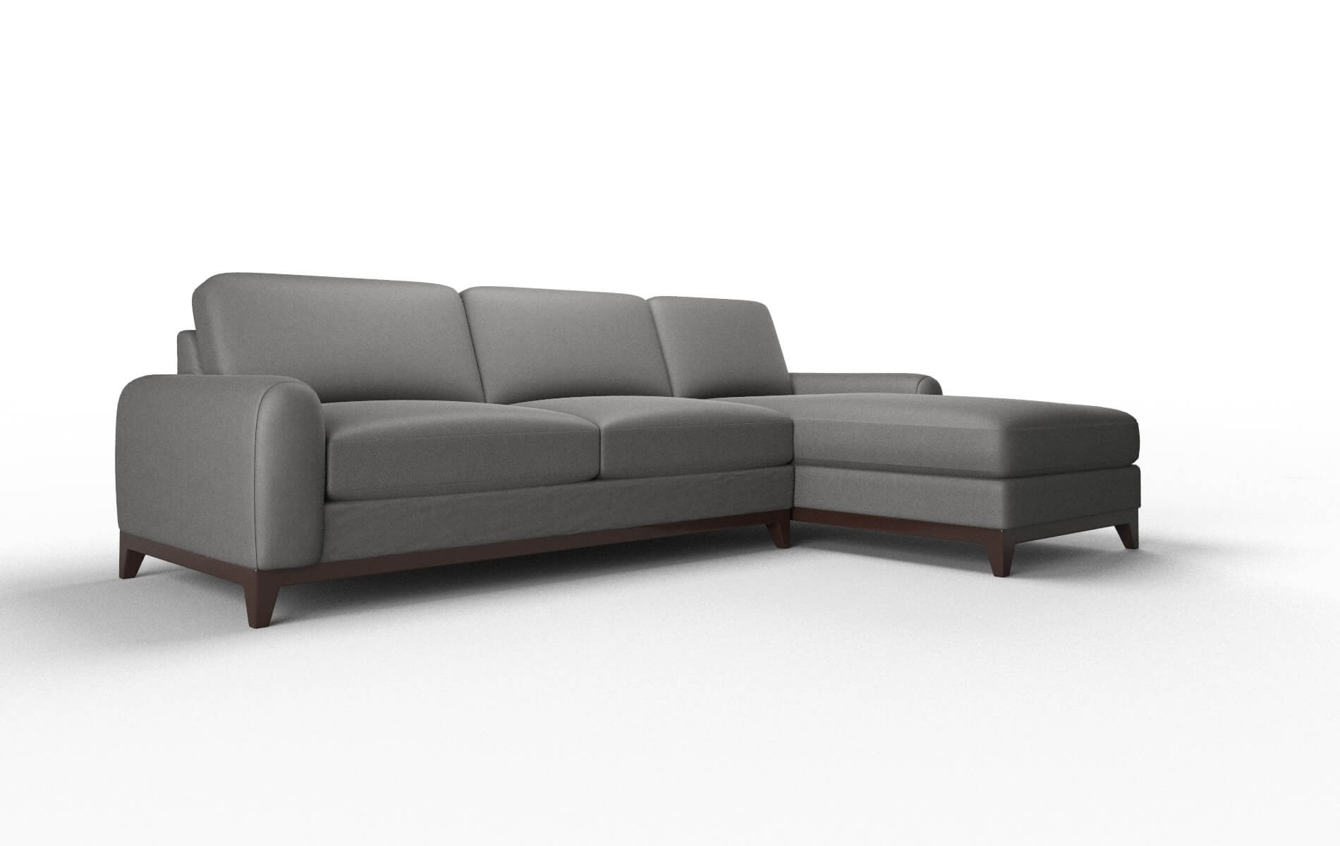 Mykonos Rocket Charcoal Panel espresso legs 2