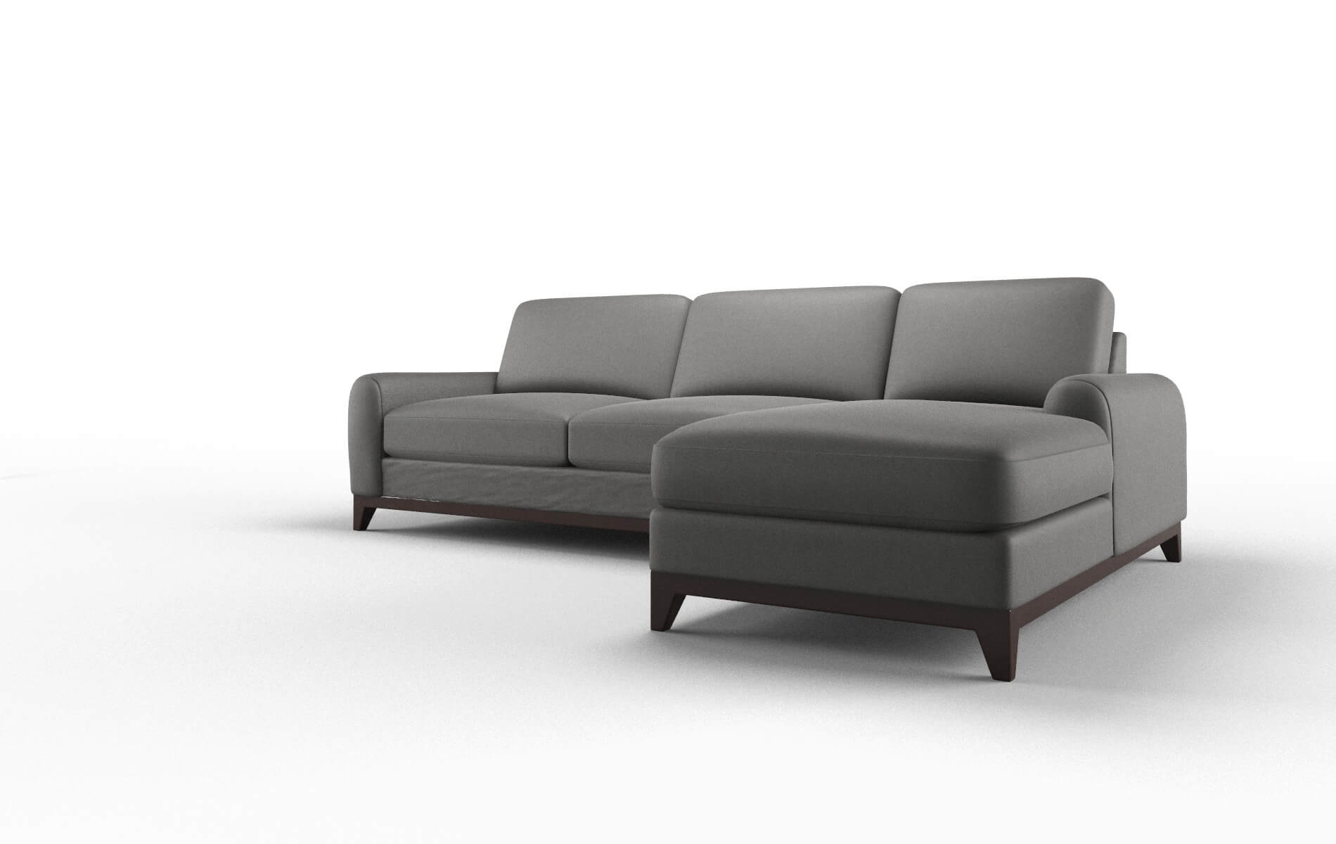 Mykonos Rocket Charcoal Panel espresso legs 4