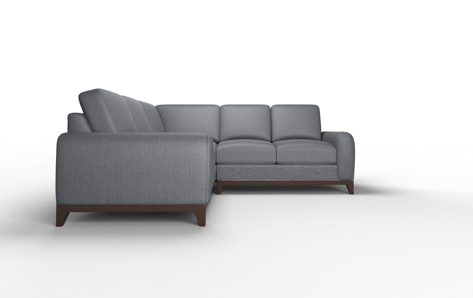 Mykonos Rocket Eclipse Sectional espresso legs 2