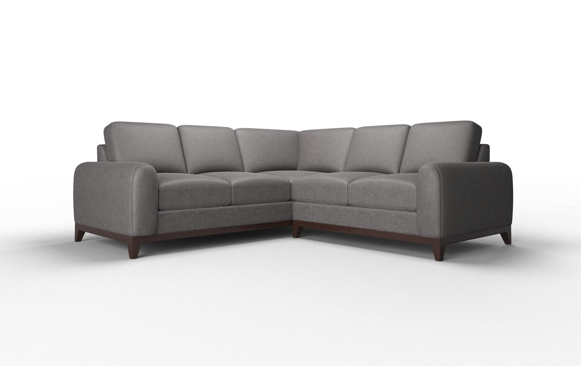 Mykonos Sasha Grey Sectional espresso legs 1