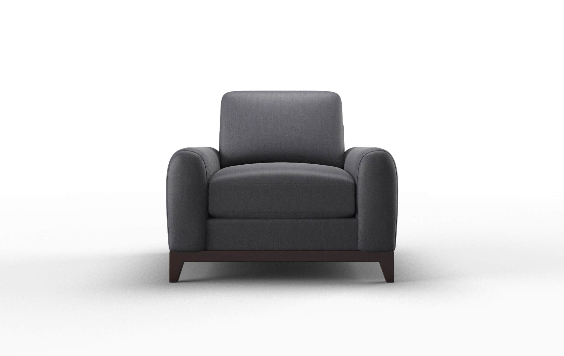 Mykonos Sasha navy Chair Espresso Legs  1