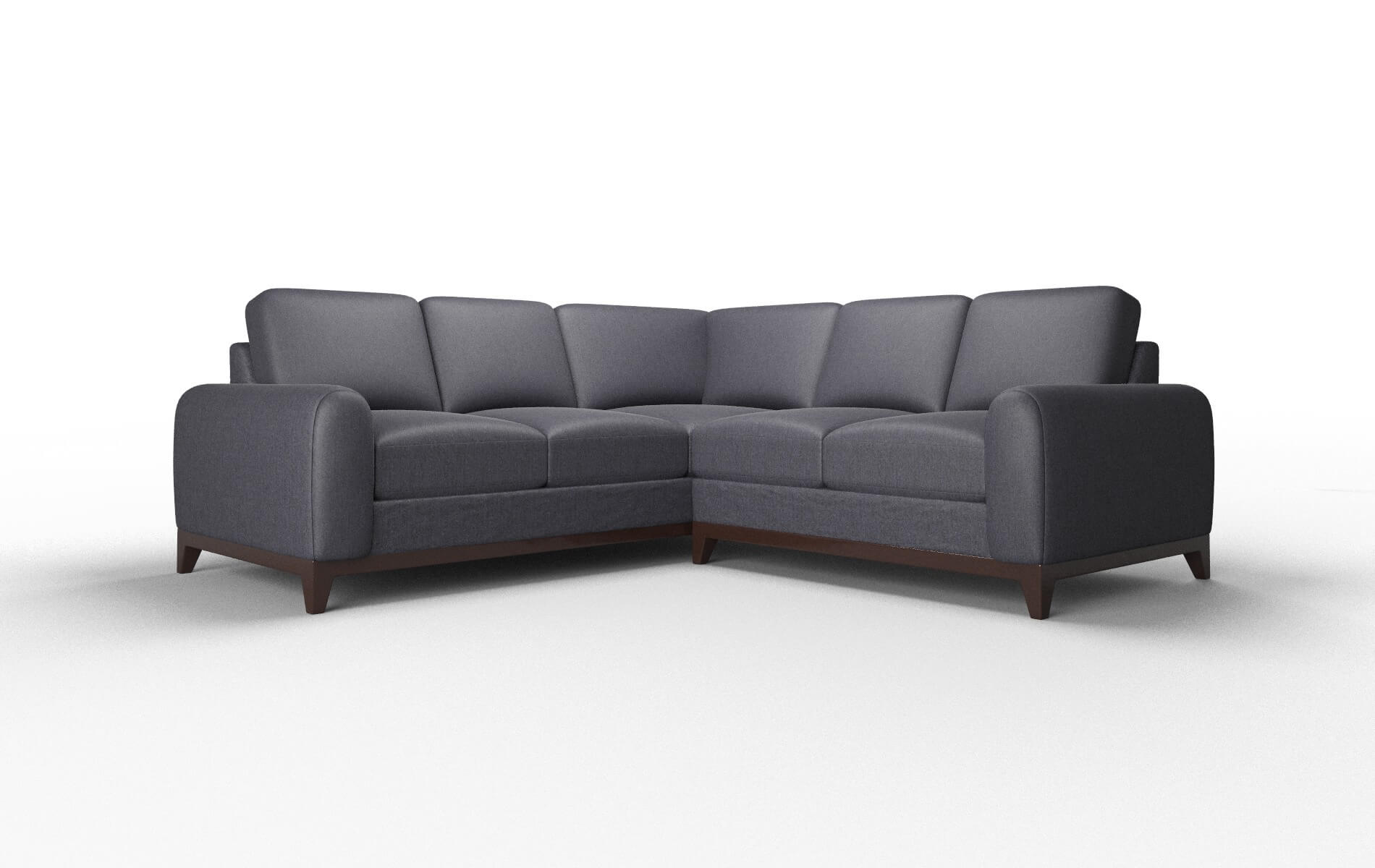 Mykonos Sasha navy Sectional Espresso Legs  1