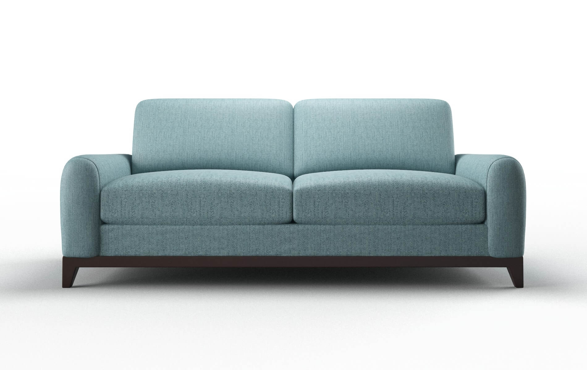 Mykonos Sasha Teal Sofa espresso legs 1