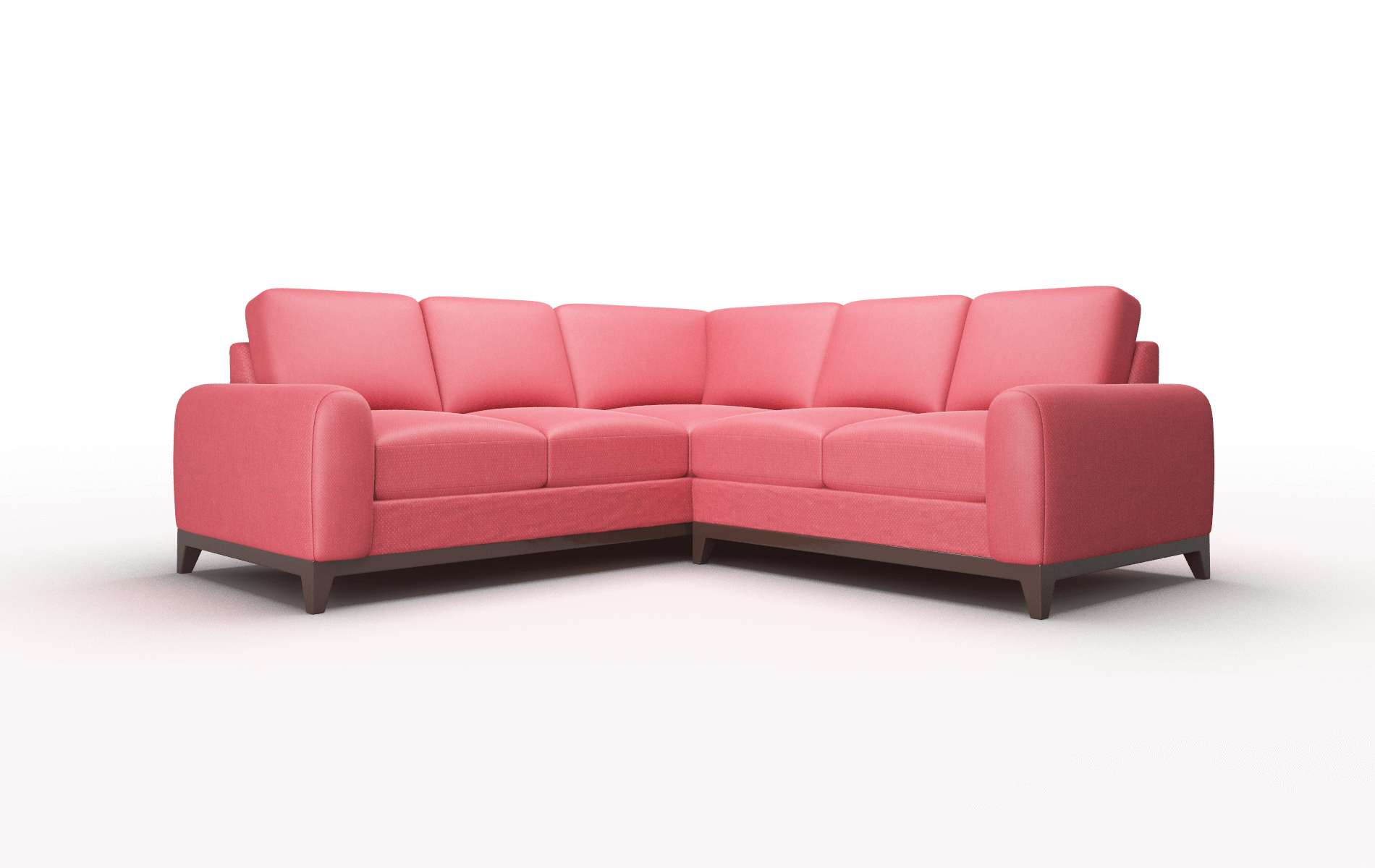 Mykonos Sorrento Berry Sectional espresso legs 1