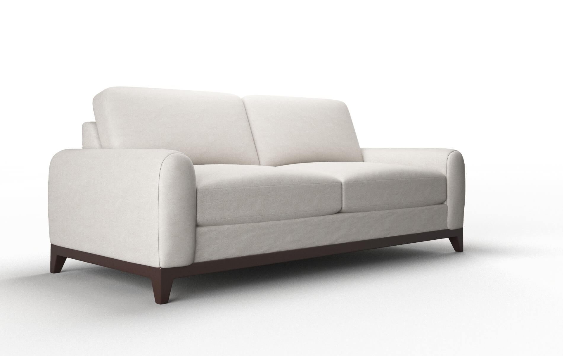 Mykonos Suave Dove Sofa espresso legs 2