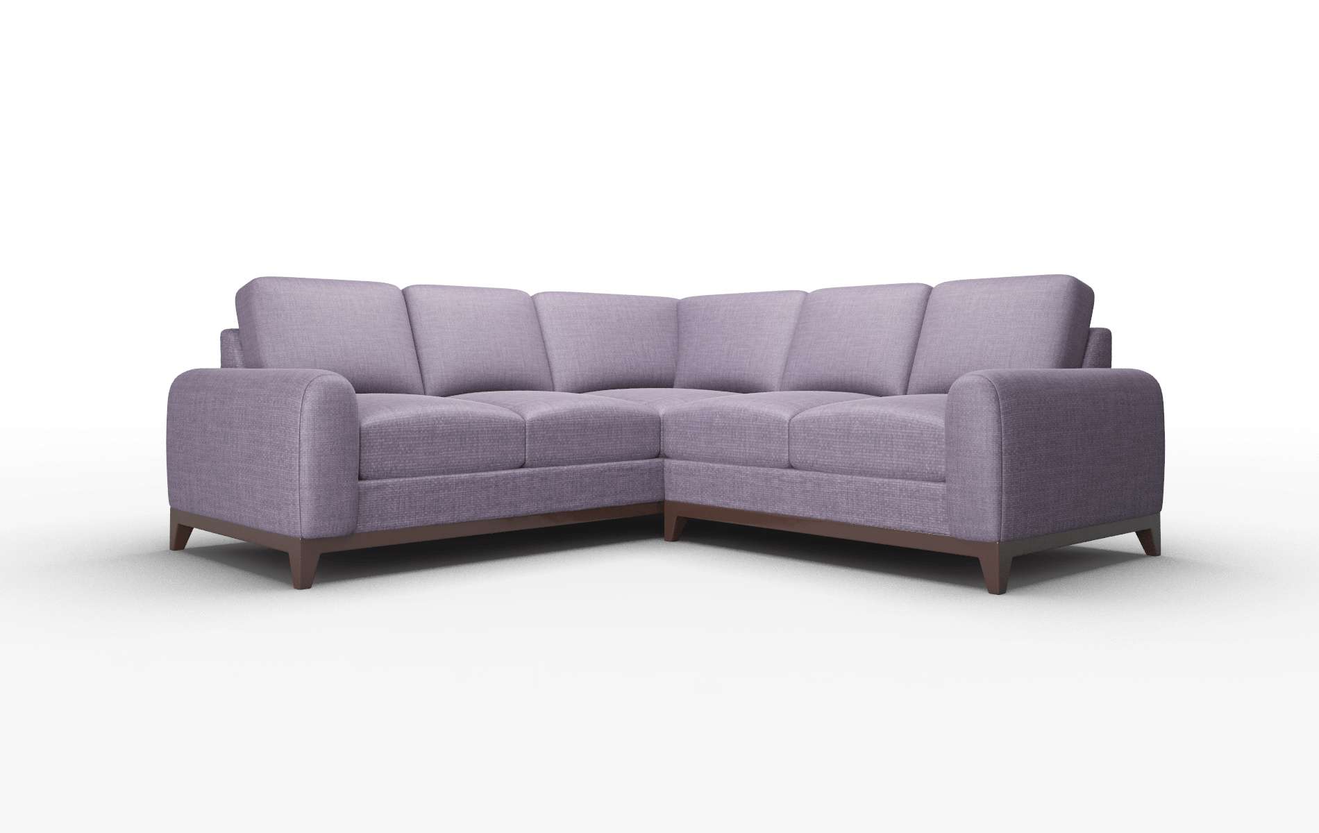 Mykonos Tess blackberry Sectional Espresso Legs  1