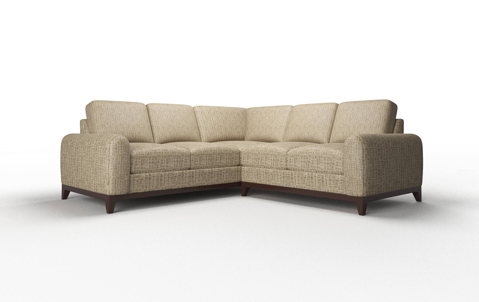 Mykonos Venus mocha Sectional Espresso Legs  1